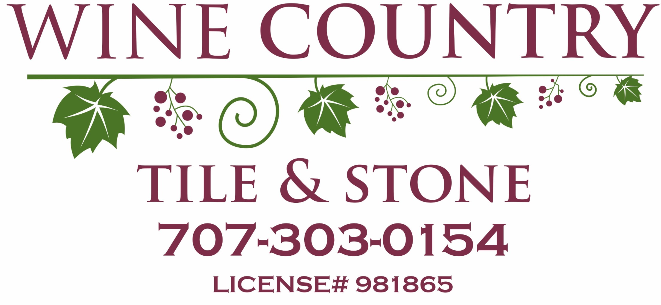 wine country tile stone
